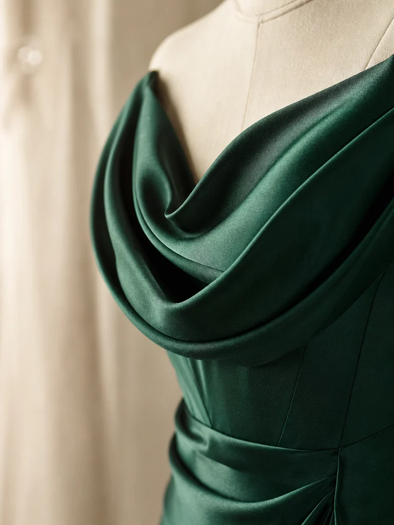 Вечернее платье на заказ — крупный план